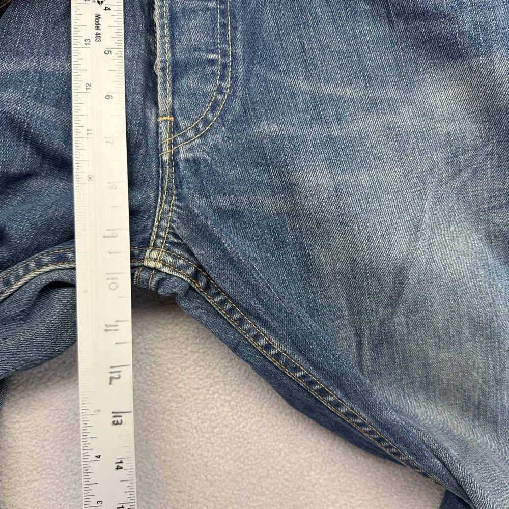 Vintage Levis Jeans Mens 30x34 Blue 512 Bootcut Denim Whisker Faded Baggy y2k - Picture 7 of 12